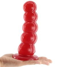 Xcock Červené veľké intímne dildo masážny análny kolík unisex