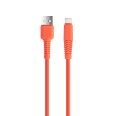 setty. kábel USB - Lightning 1,5 m 2,1A KSA-L-1.5210 oranžová (GSM165725)