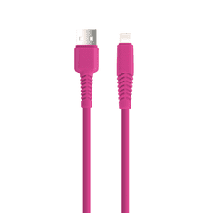 setty. kábel USB - Lightning 1,5 m 2,1A KSA-L-1.526 ružová (GSM165724)