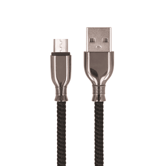 setty. kábel USB - microUSB 1,0 m 3A FC-M čierna (GSM113214)