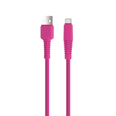setty. kábel USB - USB-C 1,5 m 2A KSA-C-1.526 ružová (GSM165719)