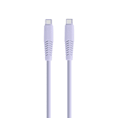 setty. kábel USB-C - USB-C 1,5 m 2,1A KSC-C-1.529 lila (GSM168168)