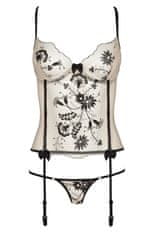 Beautynight Dámsky erotický korzet Savannah corset, biela, S/M