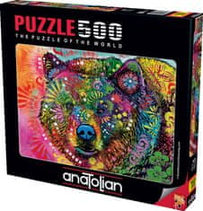 AnaTolian Puzzle Urastený medveď 500 dielikov