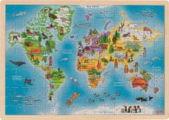 Goki Drevené puzzle Náš svet 192 dielikov 