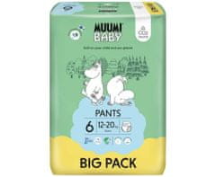 MUUMI BABY Baby Pants 6 Junior 12-20 kg (52 ks), nohavičkové eko plienky
