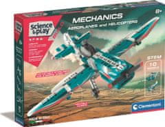 Clementoni Science&Play Mechanické laboratórium Lietadlá a vrtuľníky 10v1