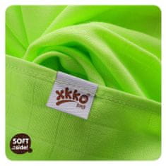 XKKO Osuška/plienka bambusová Colours 90x100 (1 ks) – lime