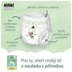 MUUMI BABY Baby Pants 6 Junior 12-20 kg (52 ks), nohavičkové eko plienky
