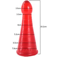 Xcock Červená análna veža análny kolík veľký