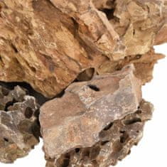 Vidaxl Dračie kamene 10 kg hnedé 5-30 cm