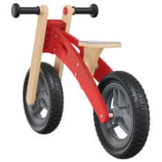 Vidaxl Balančný bicykel pre deti červený