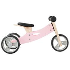 Petromila vidaXL Balančný bicykel pre deti 2 v 1 ružový