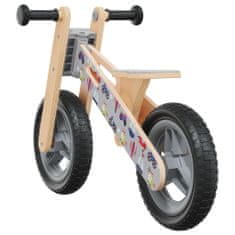 Petromila vidaXL Balančný bicykel pre deti sivý potlač