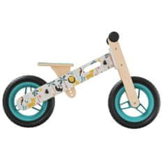 Petromila vidaXL Balančný bicykel pre deti modrý potlač