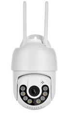 SpyTech Wi-Fi bezpečnostná otočná kamera - Farba: Biela 10Y-20