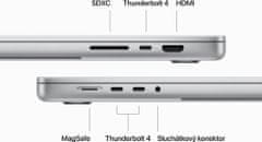 Apple MacBook Pro 16, M3 Pro- 12-core/36GB/512GB/18-core GPU (MRW63SL/A), strieborná