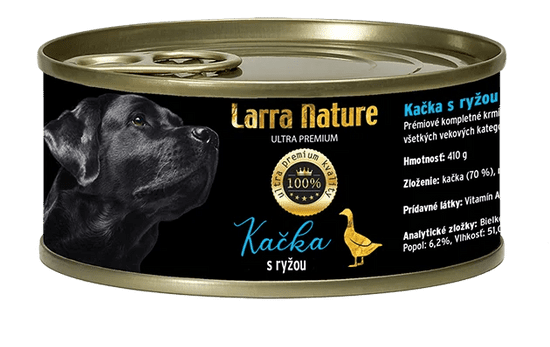 Larra Nature Konzerva pre psov Larra Nature Kačka s ryžou 410g
