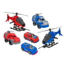 W'Toy Pohotovostné vozidlá - Záchranný vrtuľník, nákladné auto a auto Hrdinovia zemegule v 2 sortimentoch