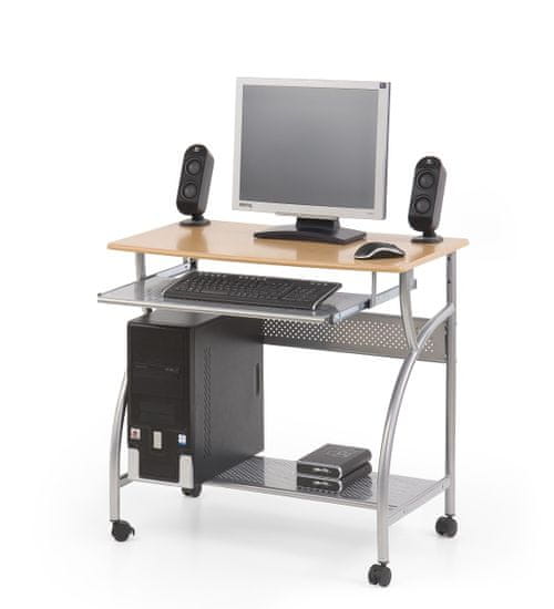 Halmar Písací stôl B6 sivý/jelša