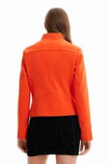 Desigual  Dámska bunda FLUOR oranžová Oranžová Prechodná bunda XS