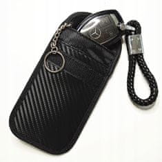 MUVU 2x Puzdro na kľúče od auta RFID čierne