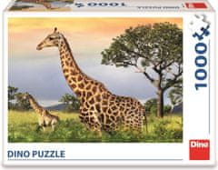 DINO Puzzle Žirafie rodina 1000 dielikov