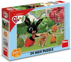 DINO Puzzle Bing so psíkom MAXI 24 dielikov