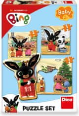 DINO Baby puzzle Bing a kamaráti 3v1 (3,4,5 dielikov)