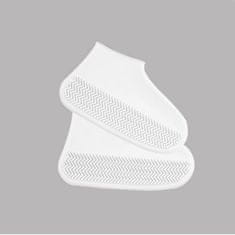 VIVVA® Ochranné vodoodolné silikónové návleky na obuv (1 pár) – biela | SHOESAVER