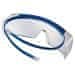 Uvex Okuliare cez korekčné okuliare Super OTG, PC číry/UV 2-1,2; SV. excelencia/integr. bočná ochrana/ hi-res, rám./modrá