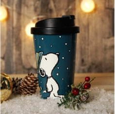 Snoopy pohár na cesty 400 ml Zima