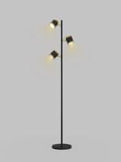 WOFI WOFI Stojacia lampa Toulouse 1x 21W LED 2350lm 3000K čierna plus zlatá 3003-304S