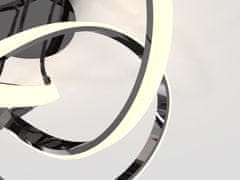 WOFI WOFI Stropné svietidlo Indigo 1x 50W LED 6000lm 3000K čierny chróm 9134-105L