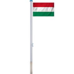 Timeless Tools Vlajkový stožiar s maďarskou vlajkou, 90x150 cm