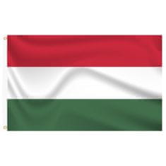 Timeless Tools Vlajkový stožiar s maďarskou vlajkou, 90x150 cm