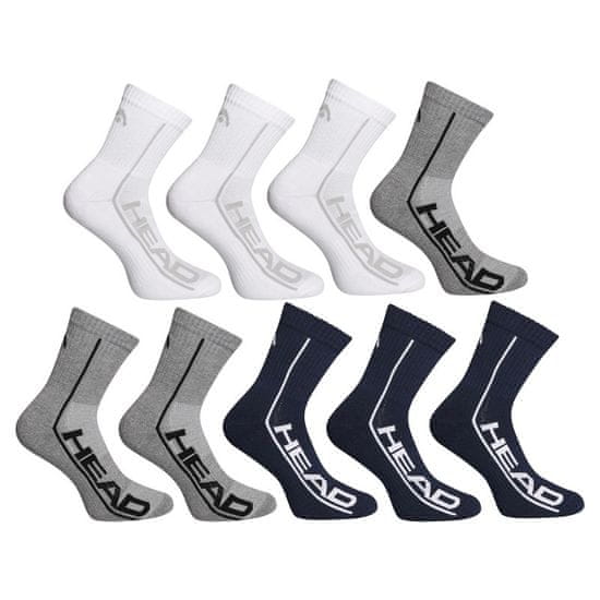 Head 9PACK ponožky viacfarebné (701222262 001)