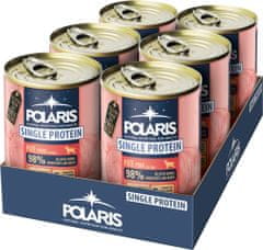 POLARIS Single Protein Paté konzerva pre psov bravčová 6x400 g