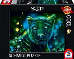 Schmidt Puzzle Neon: Panter 1000 dielikov
