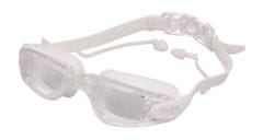Merco Silba plavecké okuliare so špunty do uší biela 1 ks