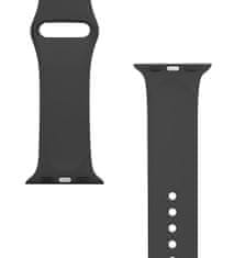 Tactical 456 Silikonový Řemínek pre Apple Watch 1/2/3/4/5/6/7/8/9/SE 38/40/41mm Black 8596311095504