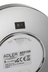 Adler Adler AD 2159 Zrkadlo na líčenie s LED osvetlením stojace na kozmetickej nohe zväčšujúce zrkadlo na líčenie