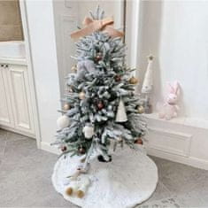 Iso Trade Koberček pod vianočný stromček, vločky | 90 cm