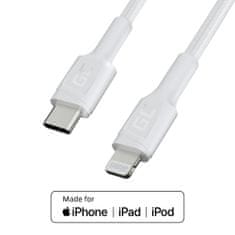 Green Cell KABGC07W White USB-C - Lightning MFi 1m cable for Apple iPhone PowerStream, with Power De