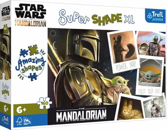 Trefl Puzzle Super Shape XL Star Wars: Mandalorian 160 dielikov
