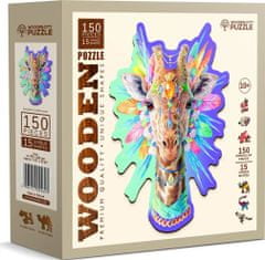 Wooden city Drevené puzzle Elegantná žirafa 150 dielikov EKO