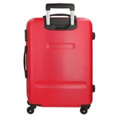 Jada Toys Sada ABS cestovných kufrov ROLL ROAD FLEX Red, 55-65cm, 5849564