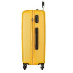 Jada Toys Sada ABS cestovných kufrov ROLL ROAD FLEX Ochre, 55-65cm, 584956D