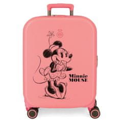 Jada Toys ABS cestovný kufor MINNIE MOUSE Happines Coral, 55x40x20cm, 37L, 3669122 (small)