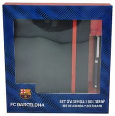 FAN SHOP SLOVAKIA Diár FC Barcelona, Sada s perom, darčekové balenie